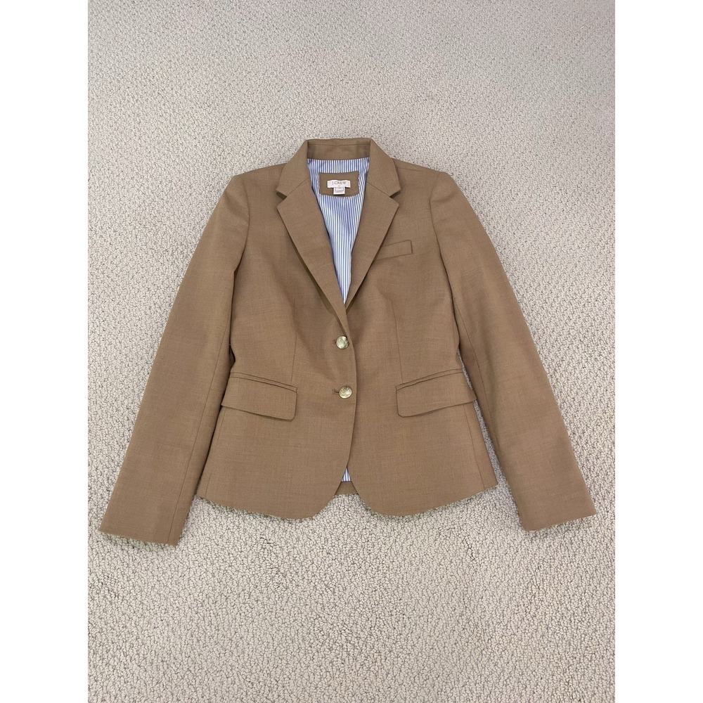 Classic Tan Women's Blazer - Picture 3 of 16